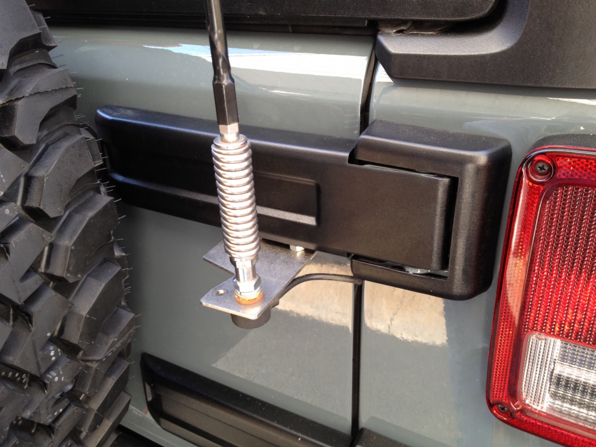 Cb antenna mount jeep wrangler jk #2