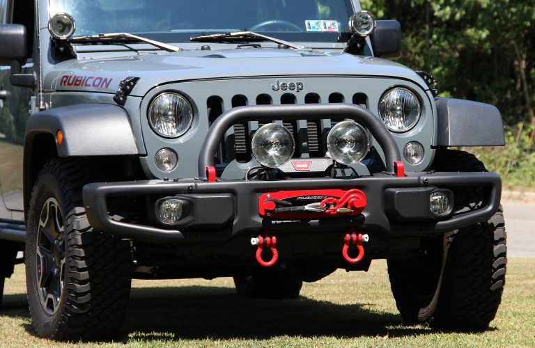 Installed on Project Rubicon X: Maximus-3 Winch Mount, Bumper Hoop ...